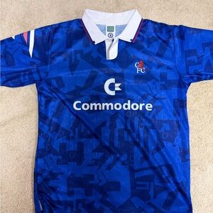 Chelsea Blue Retro Football Jersey
